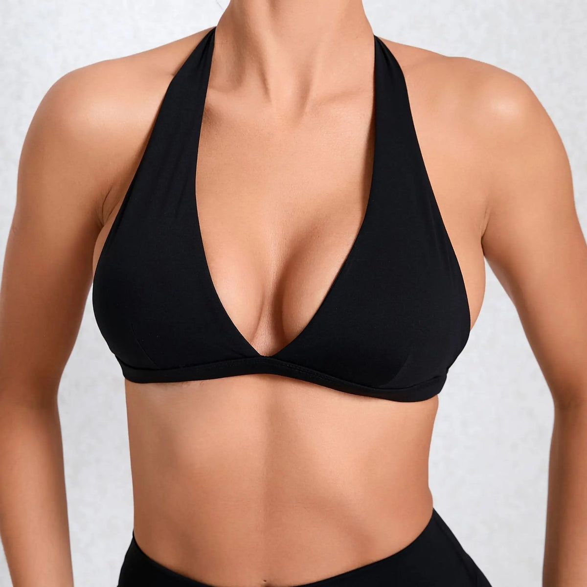 Kayla Crop Halter Backless