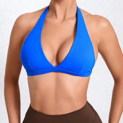 Kayla Crop Halter Backless