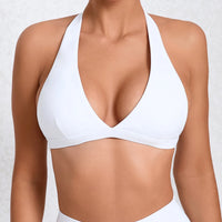 Kayla Crop Halter Backless