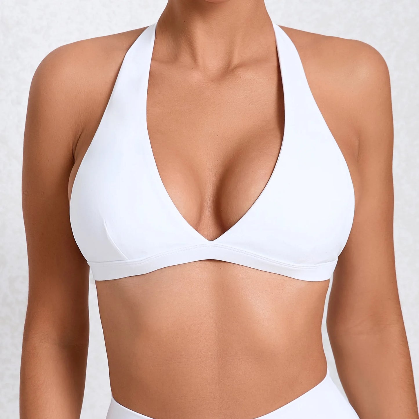 Kayla Crop Halter Backless